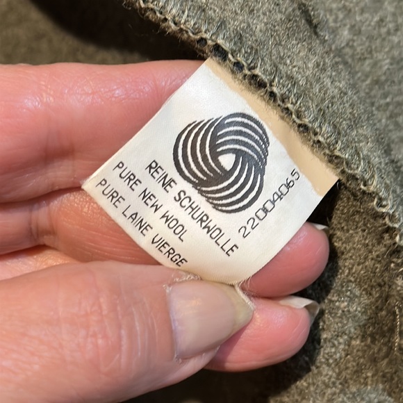 Geiger of Austria Wool Jacket Austrian Wool Sweater Cardigan Grey Multi Button - Picture 7 of 8